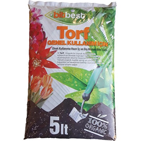 Bitbest Bitki ve Saksı Toprağı Torfu 5 lt