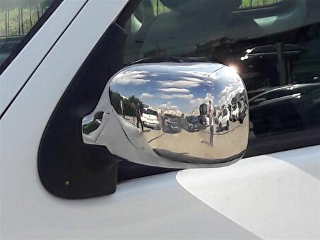 WOC Chrome Renault Kangoo Krom Ayna Kapağı 2002-2007 2 Parça Abs Krom