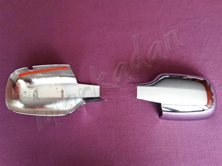 WOC Chrome Renault Scenic 2 Krom Ayna Kapağı 2003-2009 2 Parça Abs Krom