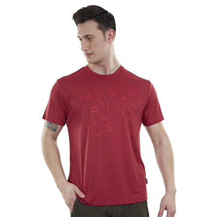 Alpinist Baseline Ultra Dry Erkek T-Shirt Kırmızı M (600612)