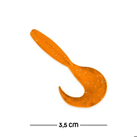 Savage Yumy 3.5 cm Turuncu Silikon Kurt (18035-SM024-10)