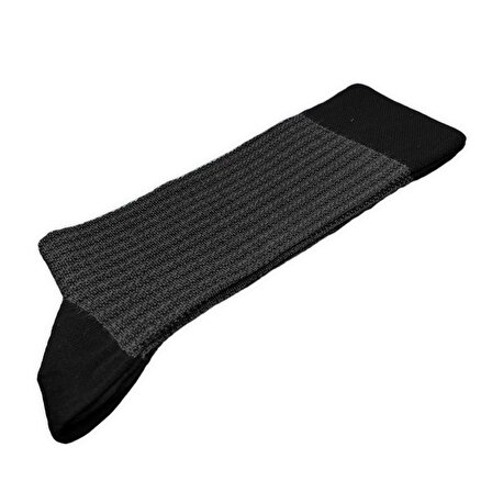 Pro Çorap Gence Bambu Erkek Çorabı Siyah (17101-R1)