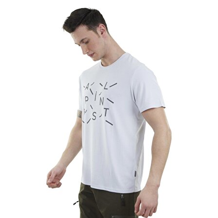 Alpinist Baseline Ultra Dry Erkek T-Shirt Beyaz M (600612)