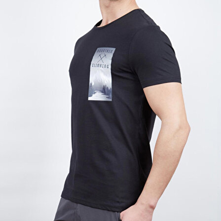 Alpinist Lex Erkek T-Shirt Siyah S (600606)
