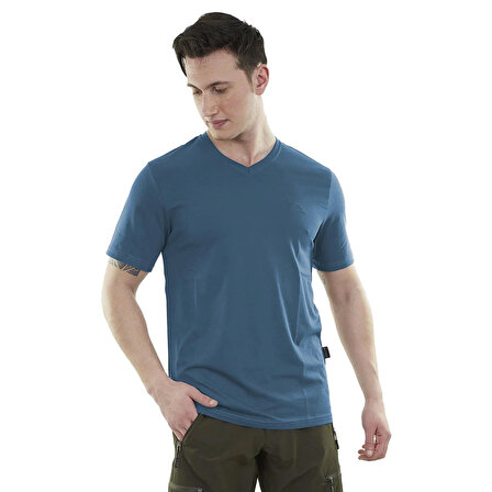 Alpinist Vortex Erkek T-Shirt İndigo S (600615)