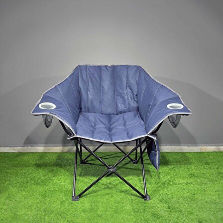 Argeus Nevgrande Comfort Katlanabilir Kamp Sandalyesi Lacivert