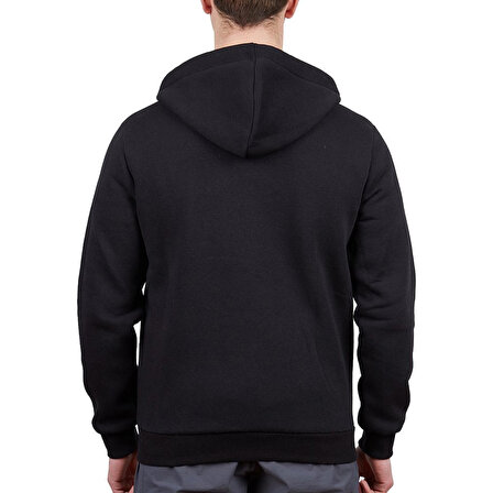 Alpinist Covert Tam Fermuarlı Erkek Sweatshirt Siyah (600501)