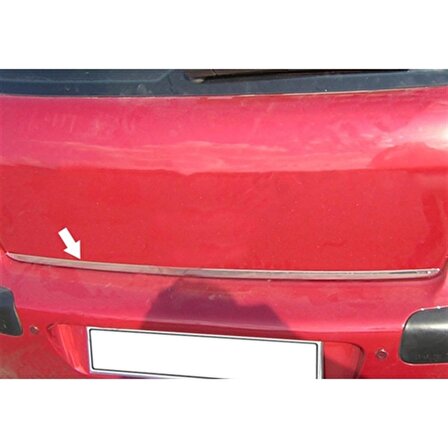 WOC Chrome Peugeot 308 Krom Bagaj Alt Çıta 2007-2013 Paslanmaz Çelik