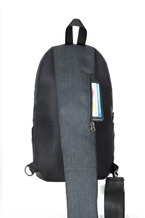 2056 Unisex Body Bag Çanta Siyah