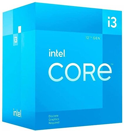 Intel Core Cı3 12100F 3 3.3Ghz 12Mb Box 1700P Fanlı