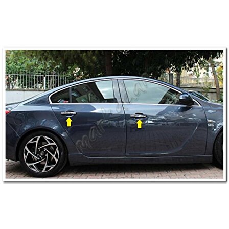 WOC Chrome Opel İnsignia Krom Kapı Kolu 2009 Sonrası 4 Kapı Paslanmaz Çelik