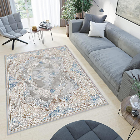 Dijital Baskı Yıkanabilir Kaymaz Taban Salon Halısı Ve Yolluk RVG0475