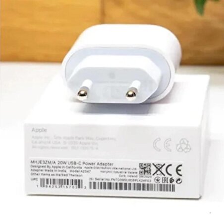 iPhone 20W USB Type-C Şarj Başlık Apple Adaptör iPhone 11 12 13 14 Pro max uyumlu 20W şarj başlık