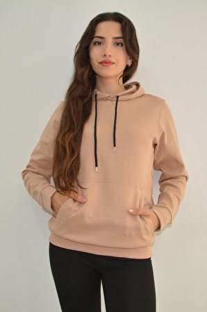 Zidan 3072 Kapşonlu Kanguru Cep Sweatshirt