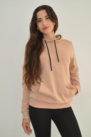 Zidan 3072 Kapşonlu Kanguru Cep Sweatshirt