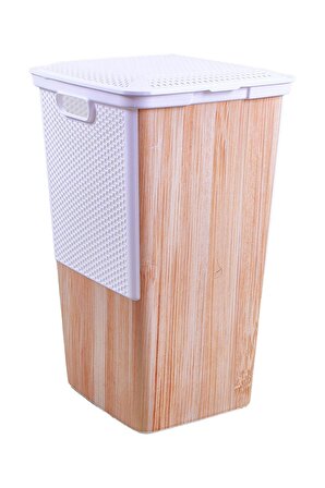 Qutu Q-basket elegance wood light -55 L