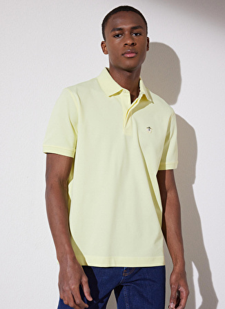 Brooks Brothers Polo Yaka Sarı Erkek T-Shirt BBSP23MTS019