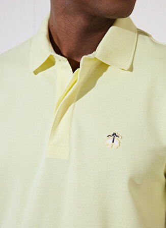 Brooks Brothers Polo Yaka Sarı Erkek T-Shirt BBSP23MTS019
