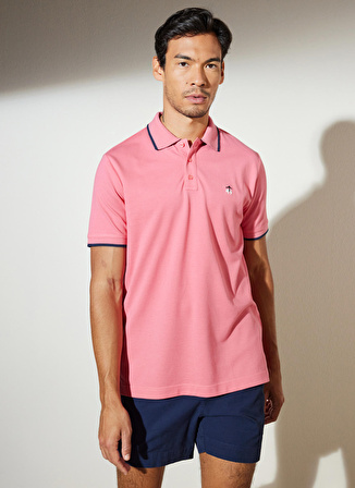 Brooks Brothers Pembe Erkek Polo T-Shirt BBSP23MTS013