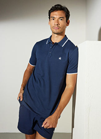 Brooks Brothers Polo Yaka Lacivert Erkek T-Shirt BBSP23MTS013