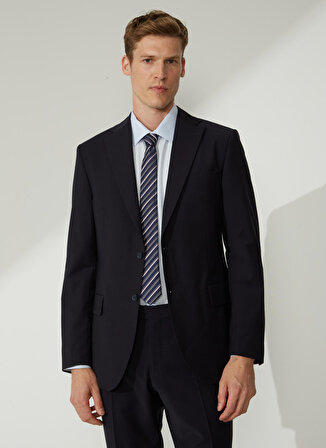 Brooks Brothers Normal Bel Slim Fit Lacivert Erkek Takım Elbise BBSP23MSU030