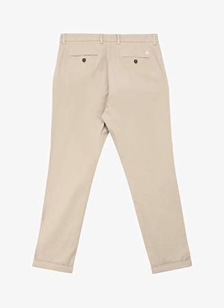 Brooks Brothers Normal Bel Duble Paça Standart Bej Erkek Pantolon BBSS24MPT012