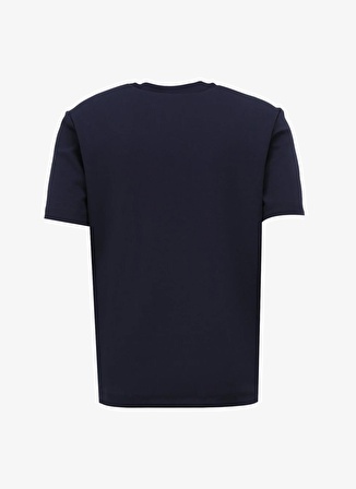 Brooks Brothers Fermuarlı Yaka Lacivert Erkek T-Shirt BBSP23MTS020