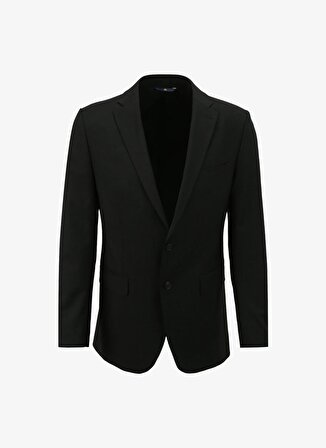 Brooks Brothers Normal Bel Slim Fit Siyah Erkek Takım Elbise BBSS24MSU011
