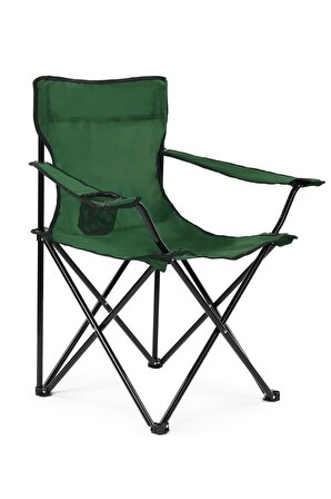 Walke 4 Lü Katlanabilir Kamp Sandalyesi Piknik Sandalyesi Plaj Sandalyesi Yeşil Taşıma Çantalı