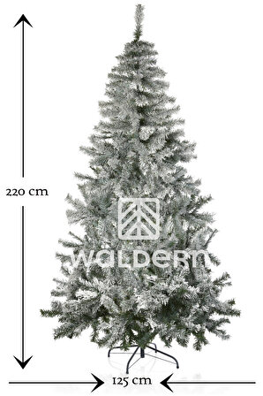 Waldern Ultra Premium Lüx 220 Cm Karlı Yılbaşı Çam Ağacı