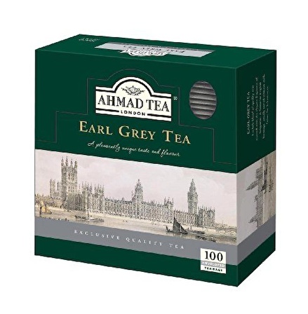 AHMAD TEA EARL GREY TEA 100FFOLYO ZARFLI POŞET ÇAY