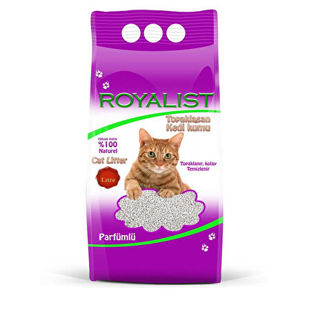 Kampçılık Royalist Parfümlü Kedi Kumu 5 Lt