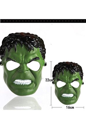 Yeşil Renk Süper Kahraman Hulk Karakter Maskesi SMYRNA