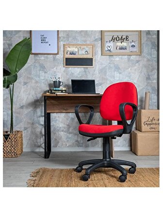 Ofis Sandalyesi CO 1001 Kırmızı Çalışma Masası Sandalyesi