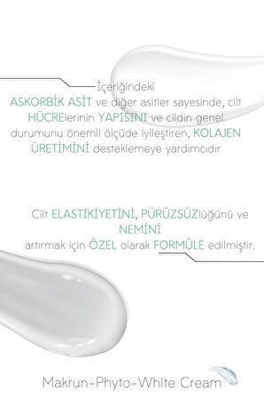 Phyto White Cream Kırışıklık ve İnce Çizgilere Özel - Nemlendirici Etkili - Pürüzsüz Cilt