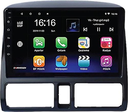 Honda CRV Android Multimedya Sistemi (2002-2005) 2 GB Ram 16 GB Hafıza 8 Çekirdek Necvox Evervox BRC