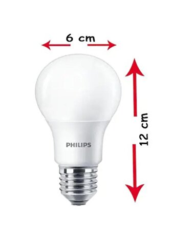 Philips 6'lı set  Led Ampul 13 W - 90 W 1350 Lümen 3000 Kelvin (Tam Günışığı)