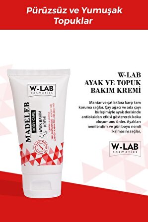 W-Lab Kozmetik Ayak ve Topuk Bakım Kremi 50 ML