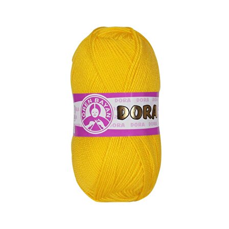 Ören Bayan Dora Örgü İpi Koyu Sarı (029) 