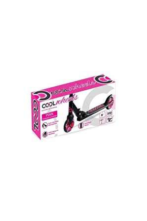 Cool Wheels 2 Tekerlekli Büyük Boy 8+ Yaş 100 Kg Taşır Pembe