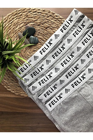 3'lü Paket Felix Erkek Pamuklu Boxer Gri