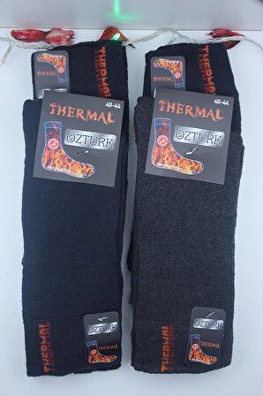 4 Çift Erkek Kışlık Termal Havlu Kalın Çorap