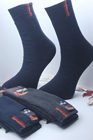 4 Çift Erkek Kışlık Termal Havlu Kalın Çorap