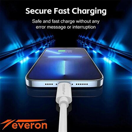 Everon 25W Hızlı Şarj Cihazı TypeC Kablolu EVR001