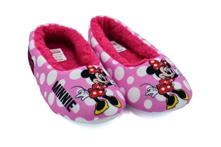 Minnie Mouse Kız Çocuk Pembe  Panduf Ev Babeti Panduf 