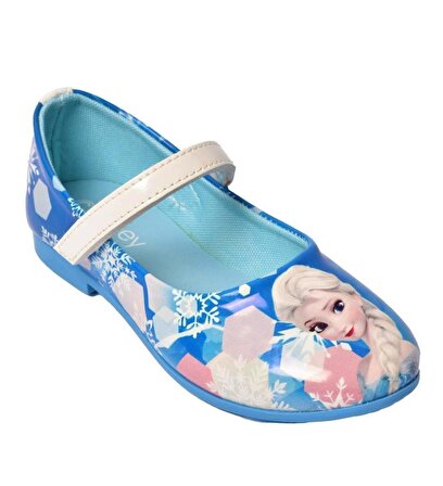 Frozen Elsa Kız Çocuk Babet Ayakkabı