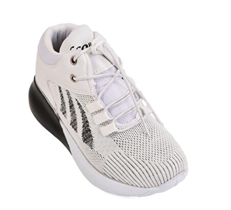 Unisex Çocuk Nefes Alabilen Triko Basket Ayakkabısı Sneaker
