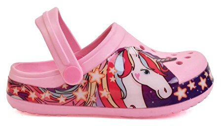 Kız Çocuk Unicorn Terlik Sandalet