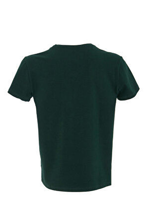 Adam Boxes V Yaka T-shirt N-Simplo - Koyu Yeşil