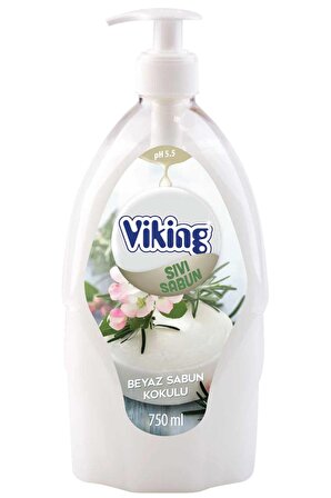 Viking Sıvı Sabun Beyaz Sabun Kokulu 750 Mlx12 Adet